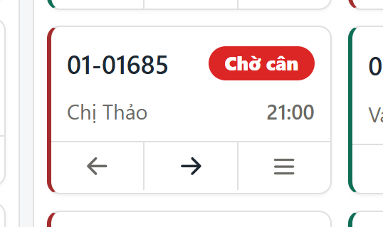 Màn hình chờ cân đồ ướt
